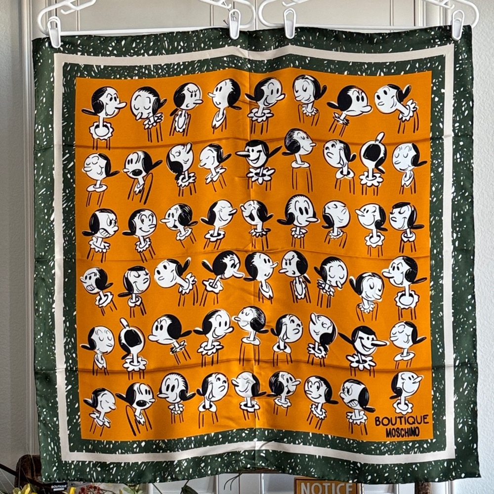 Moschino Silk Scarf NWT